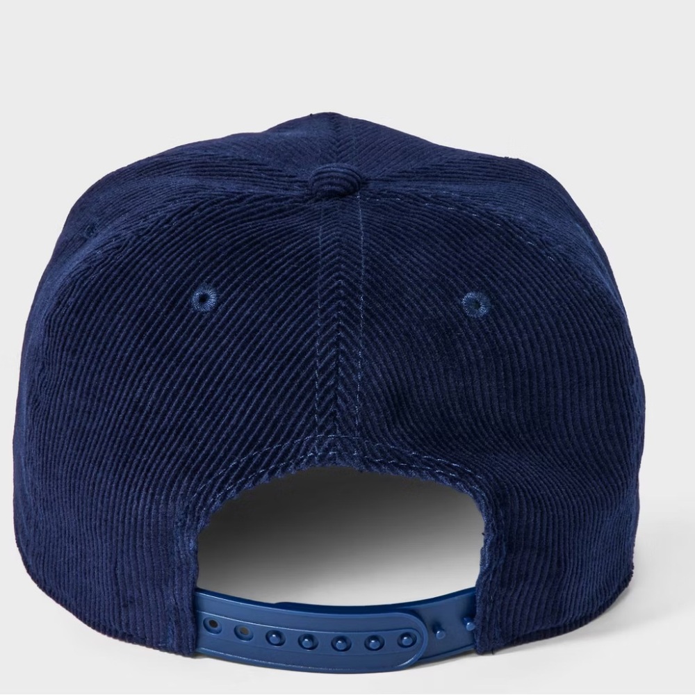 NWT! Chevrolet Navy Blue Corduroy Cap - Picture 2 of 5